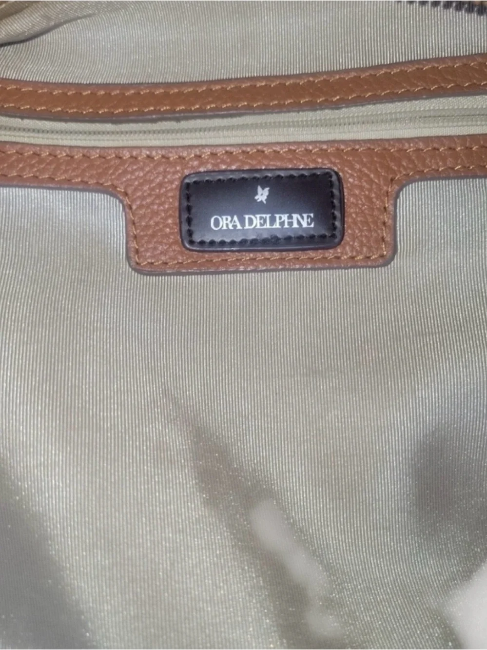 Ora Delphine Adele leather Satchel with Gold Hardware